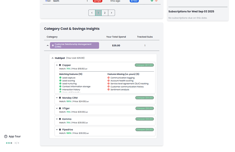 Compare with clarity